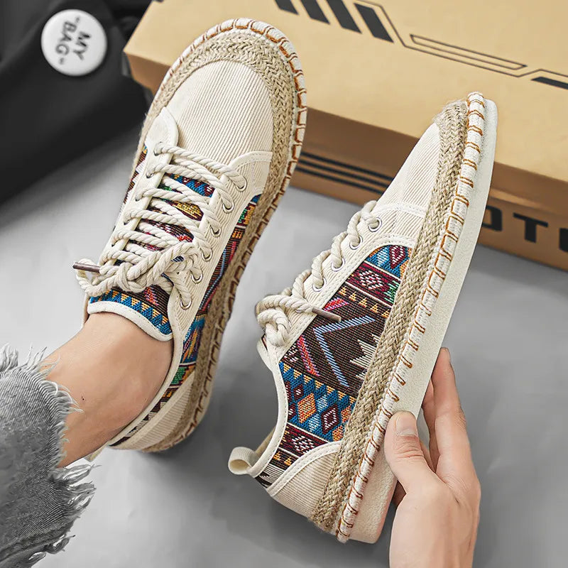 Vintém d'Ouro - Sapatos de lona elegantes