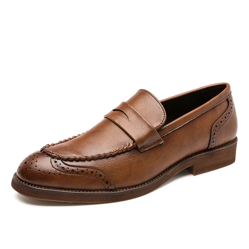 Vintém d'Ouro - Mocassins de couro chiques