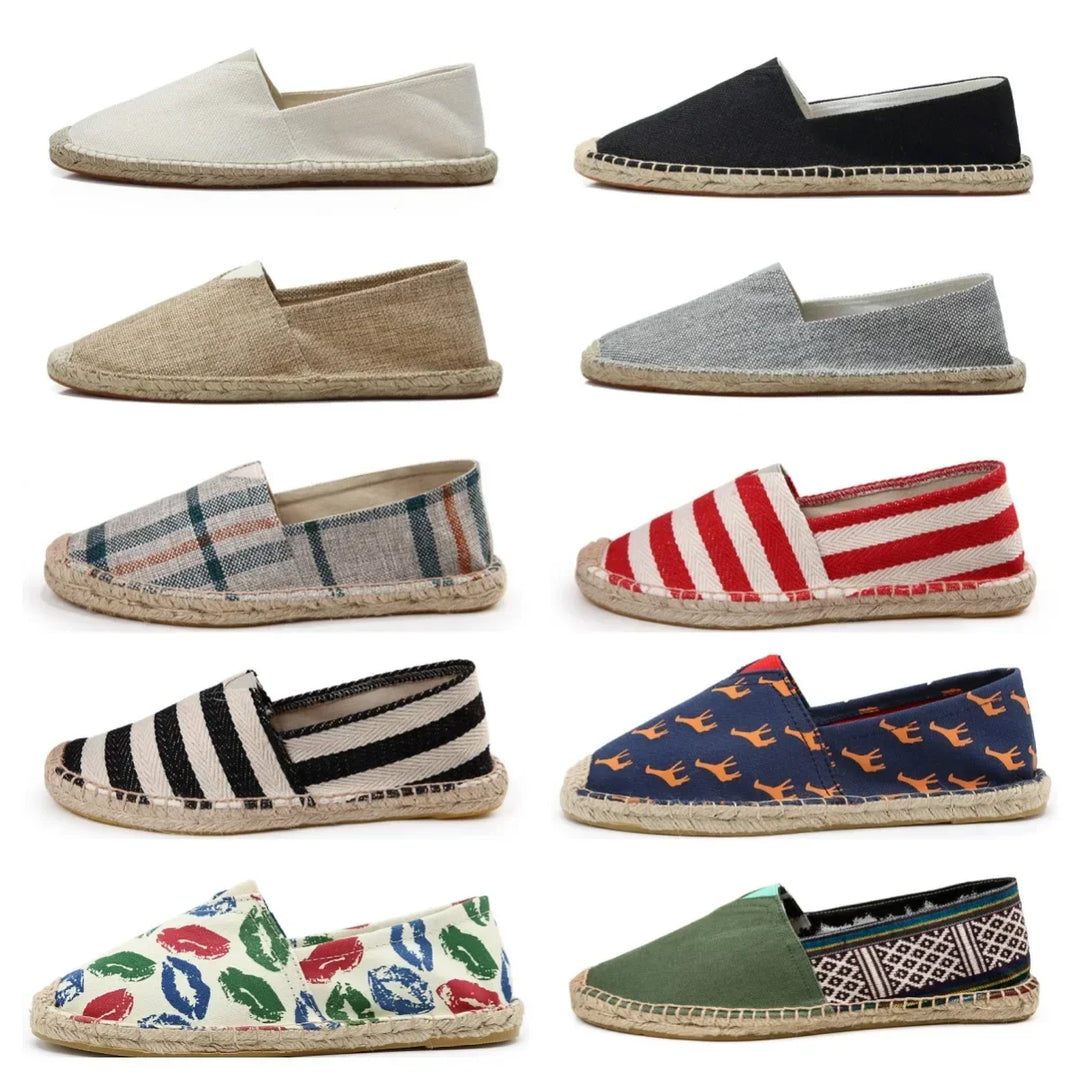 Vintém d'Ouro - Espadrilhas de lona elegantes