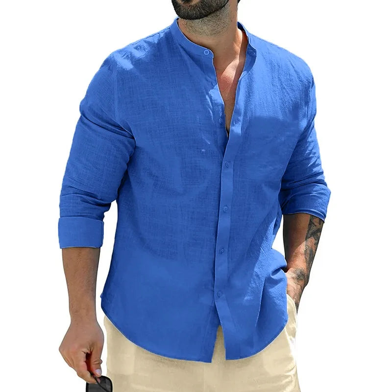 Vintém d'Ouro - Camisa de linho masculina