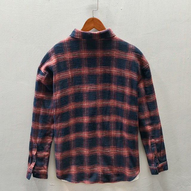 Vintém d'Ouro - Camisa xadrez elegante