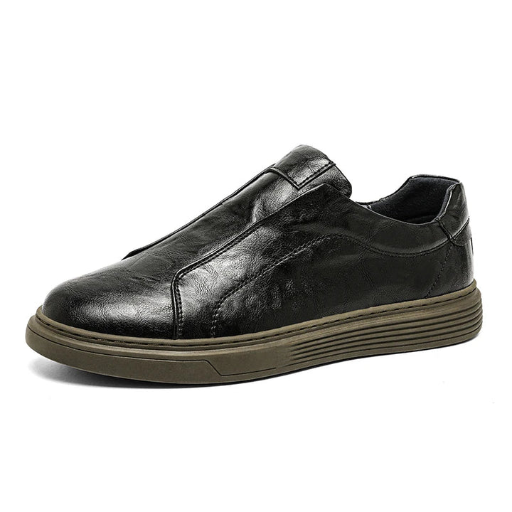 Vintém d'Ouro - Sapatos clássicos de couro slip-on