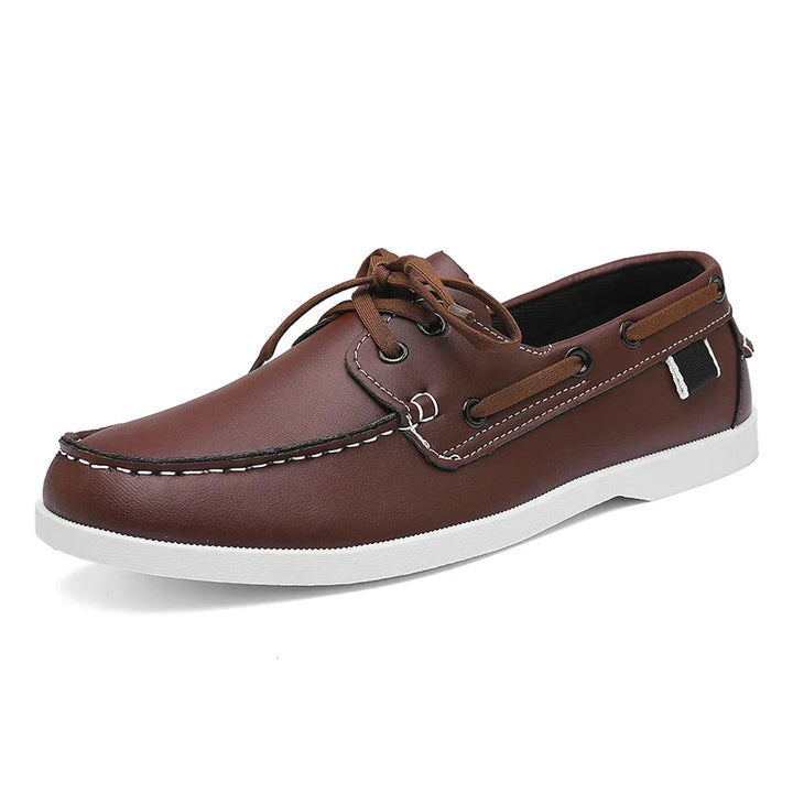 Vintém d'Ouro - Mocassins de couro para negócios