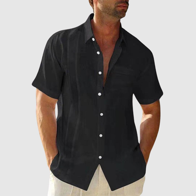 Vintém d'Ouro - Camisa de verão em linho elegante