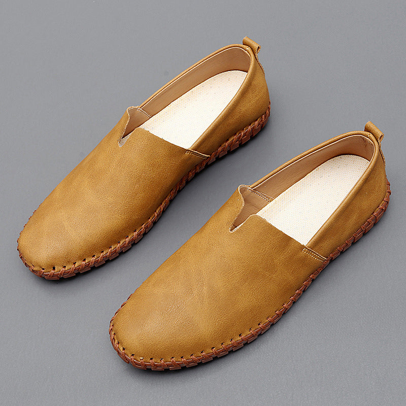 Vintém d'Ouro - Mocassins de couro Santorini