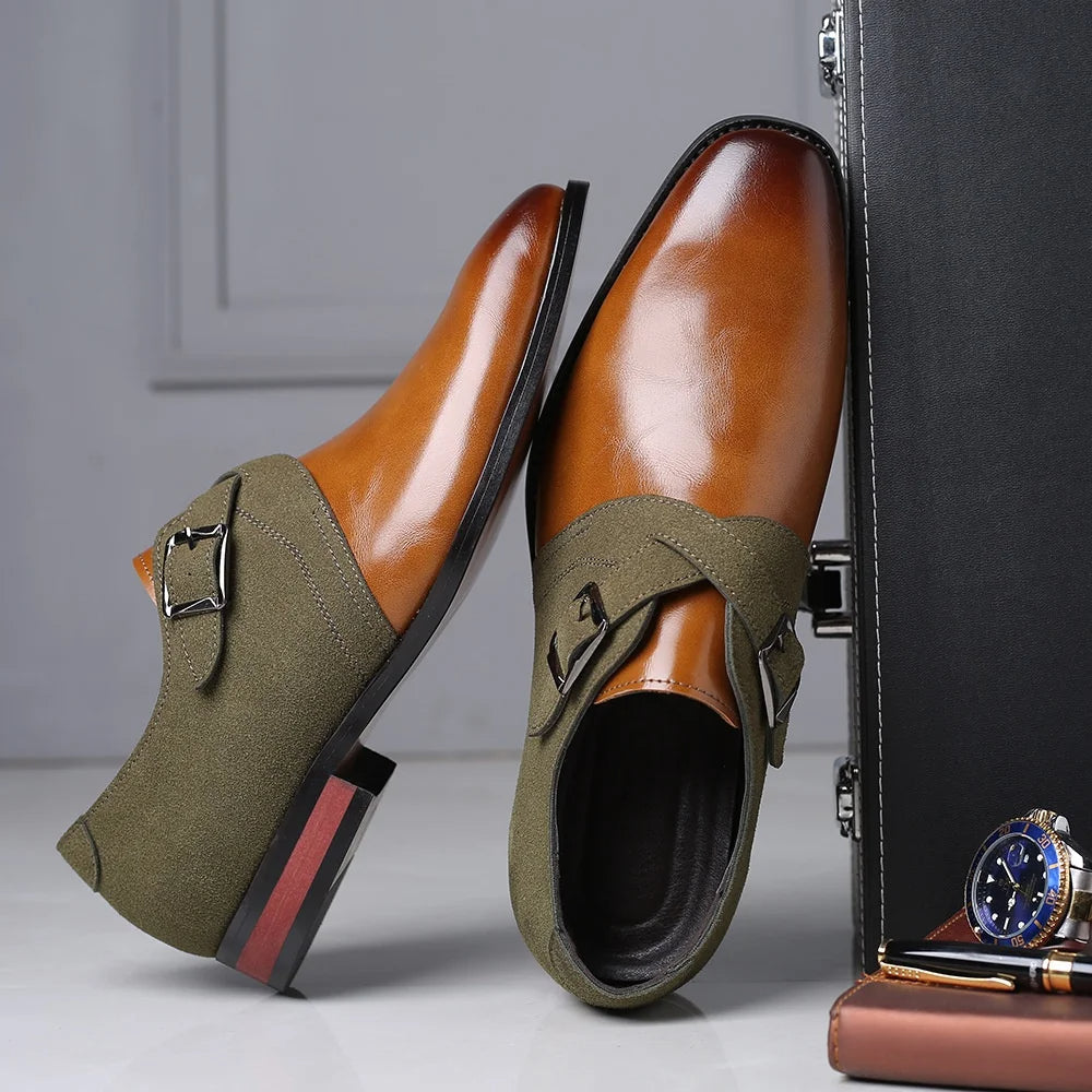 Vintém d'Ouro - Sapatos de camurça para negócios