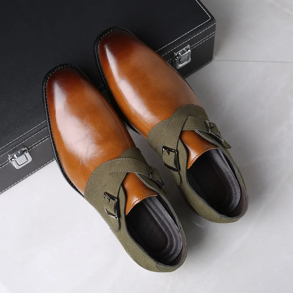 Vintém d'Ouro - Sapatos de camurça para negócios