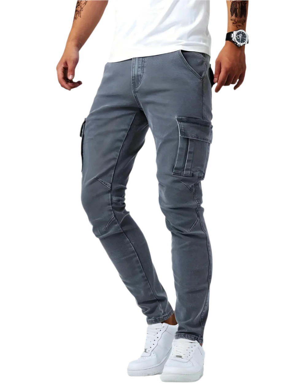 Vintém d'Ouro - Calças Cargo Stretch