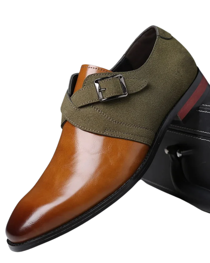 Vintém d'Ouro - Sapatos de camurça para negócios