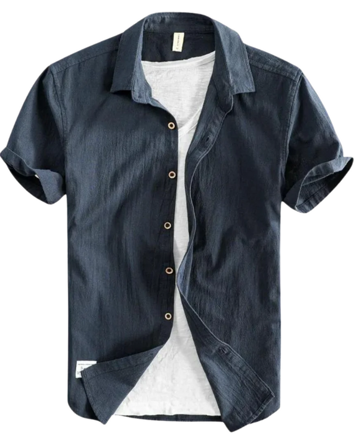 Vintém d'Ouro - Camisa de verão em linho