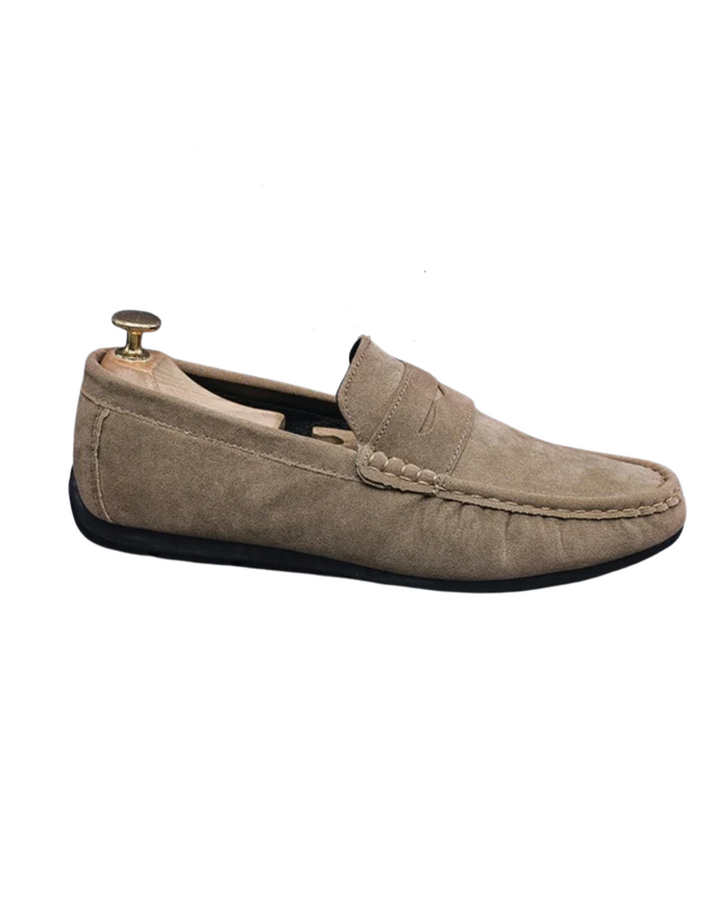 Vintém d'Ouro - Mocassins leves de camurça para homem