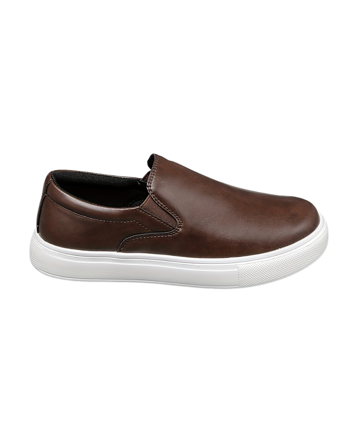 Vintém d'Ouro - Sapatos casuais de couro sem atacadores