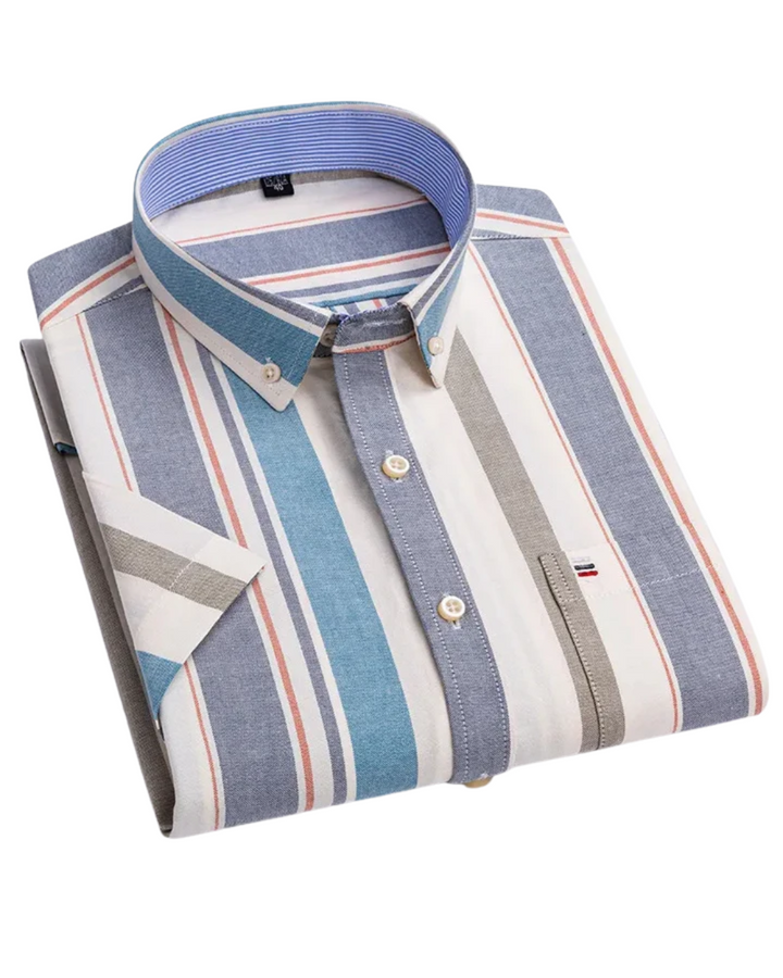 Vintém d'Ouro - Camisa de algodão elegante para homem