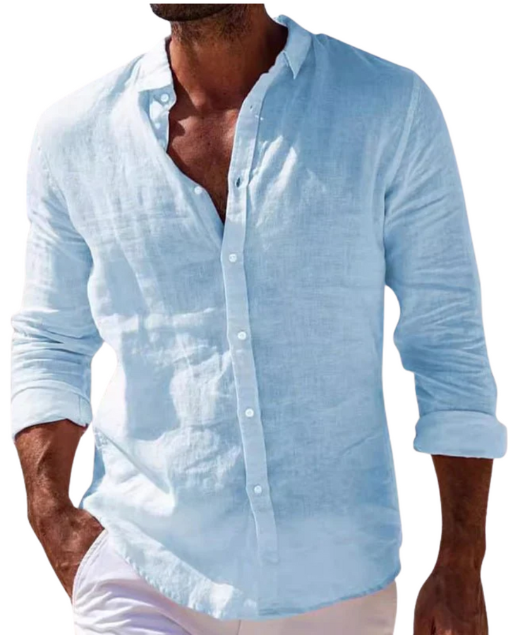 Vintém d'Ouro - Camisa de linho elegante