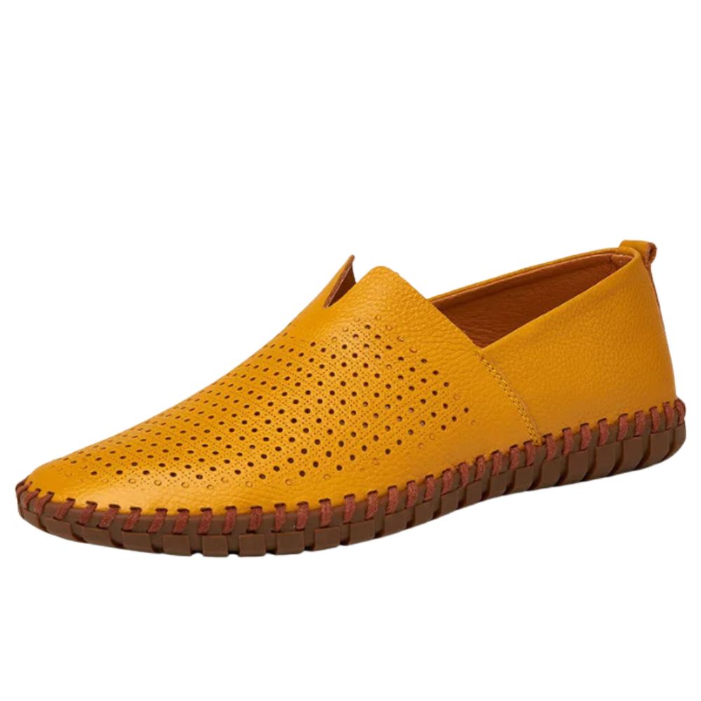 Vintém d'Ouro - Mocassins de couro Mykonos