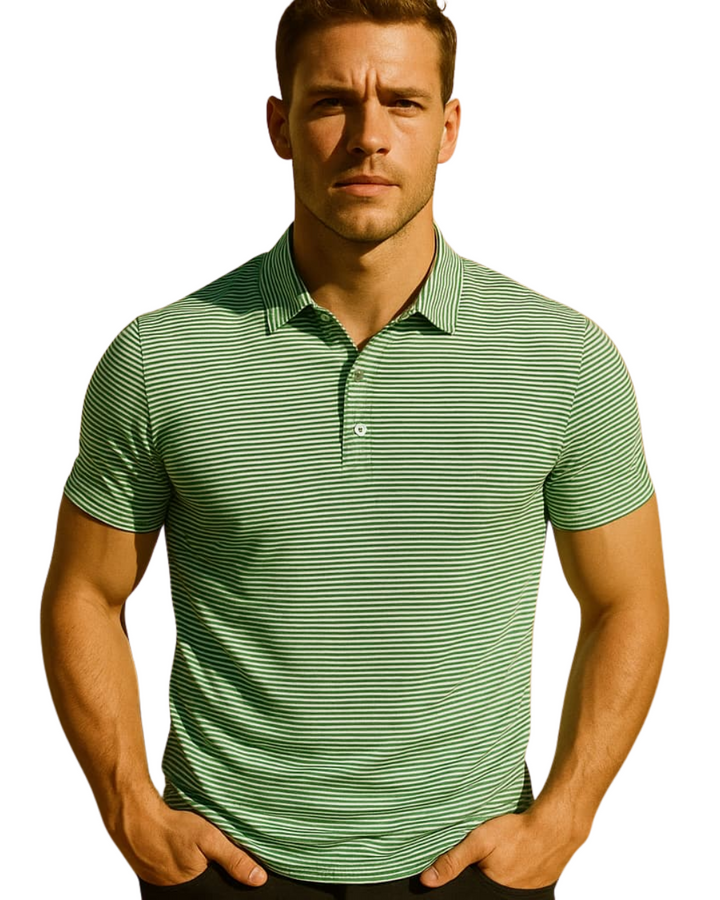 Vintém d'Ouro - Camisa polo listrada