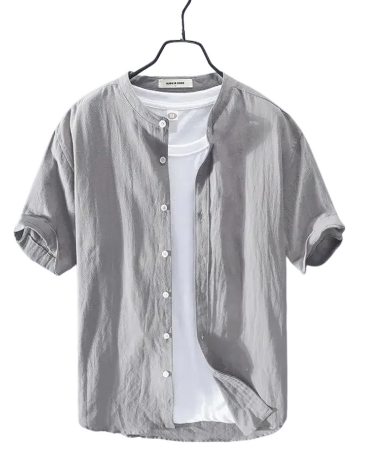 Vintém d'Ouro - Camisa de verão em algodão e linho