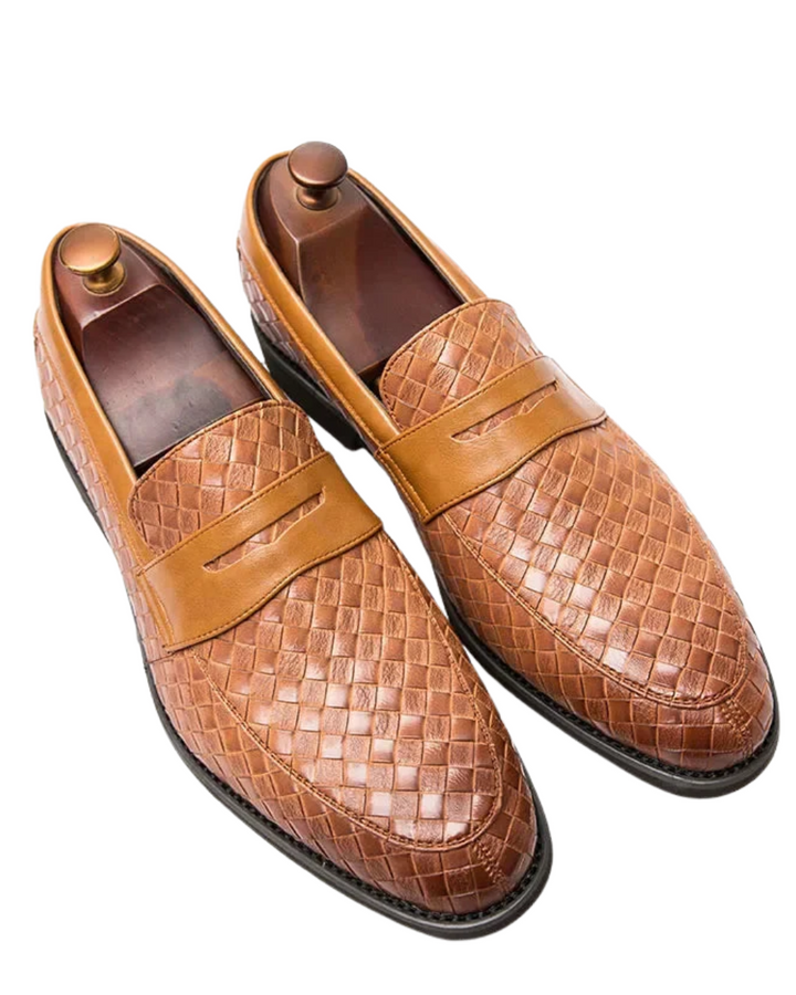 Vintém d'Ouro - Mocassins elegantes em tecido
