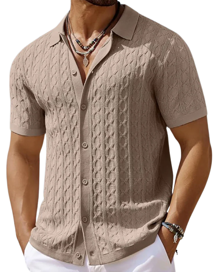 Vintém d'Ouro - Camisa polo com botões