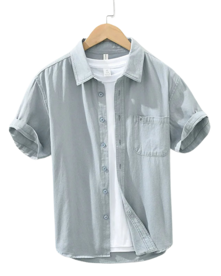 Vintém d'Ouro - Camisa de algodão de manga curta