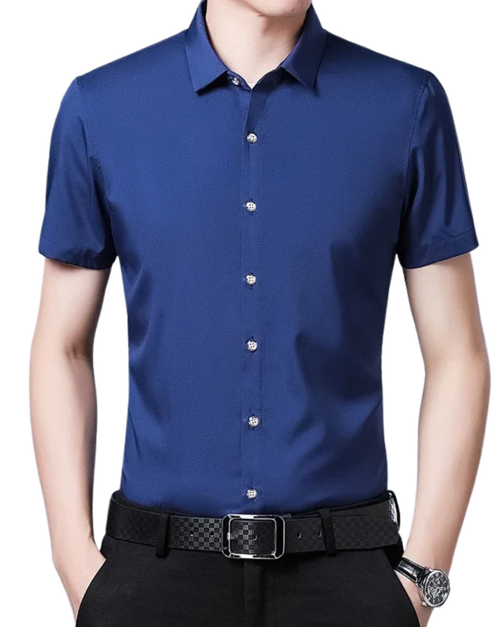 Vintém d'Ouro - Camisa casual de manga curta para negócios