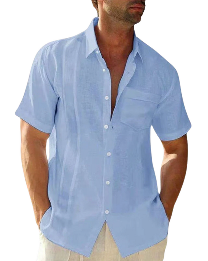 Vintém d'Ouro - Camisa de verão em linho elegante