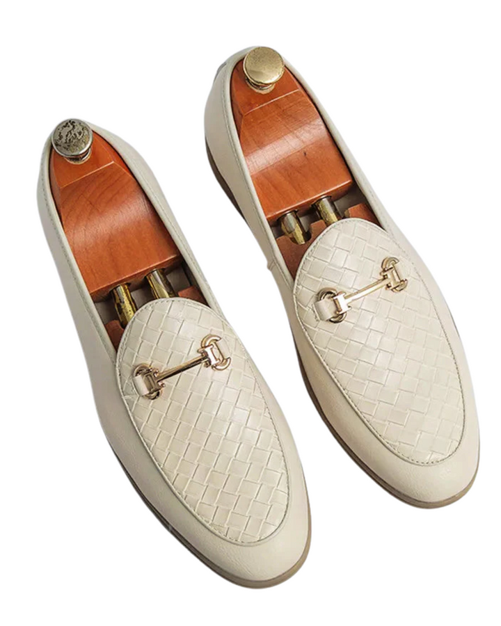 Vintém d'Ouro - Mocassins de couro chique para homem