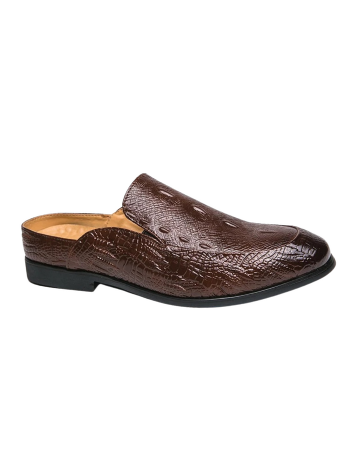 Vintém d'Ouro - Sapatos elegantes com estampa de crocodilo