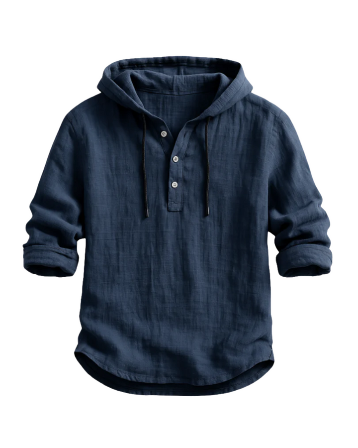 Vintém d'Ouro - Camisa elegante com capuz