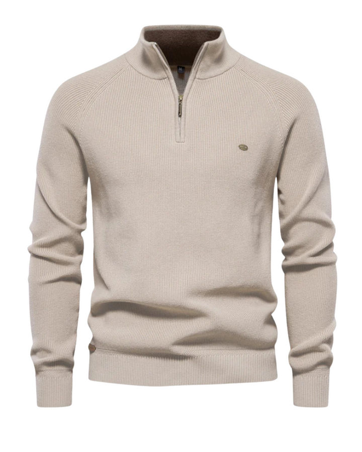 Vintém d'Ouro - Camisola de luxo com fecho de correr