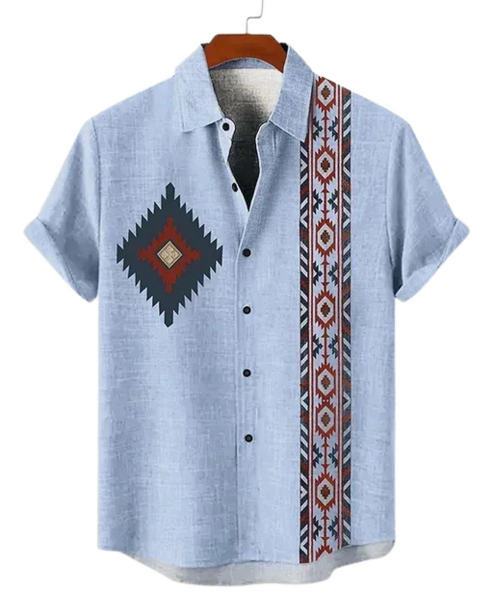 Vintém d'Ouro - Camisa vintage de manga curta