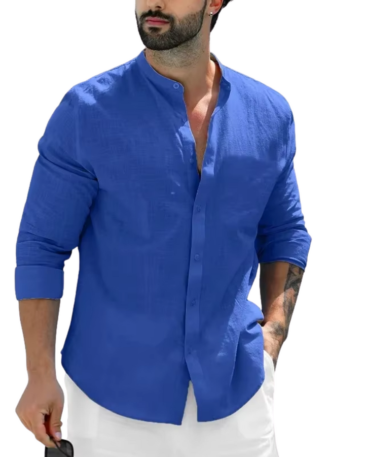 Vintém d'Ouro - Camisa casual de linho
