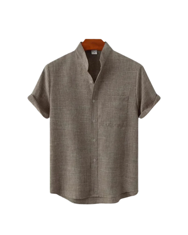 Vintém d'Ouro - Camisa de linho de manga curta