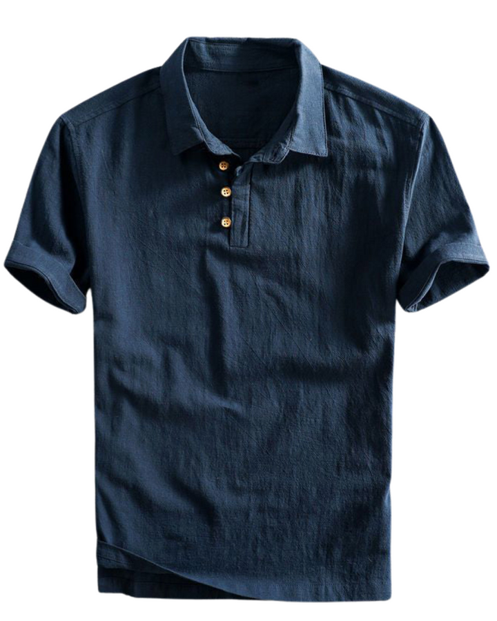 Vintém d'Ouro - Camisa pólo de linho