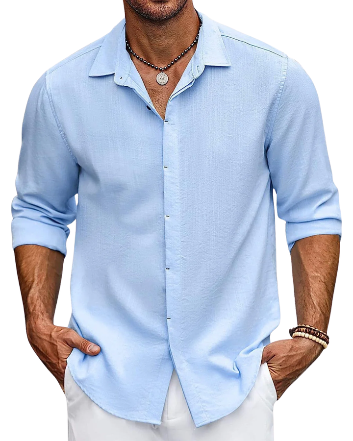 Vintém d'Ouro - Camisa de algodão elegante