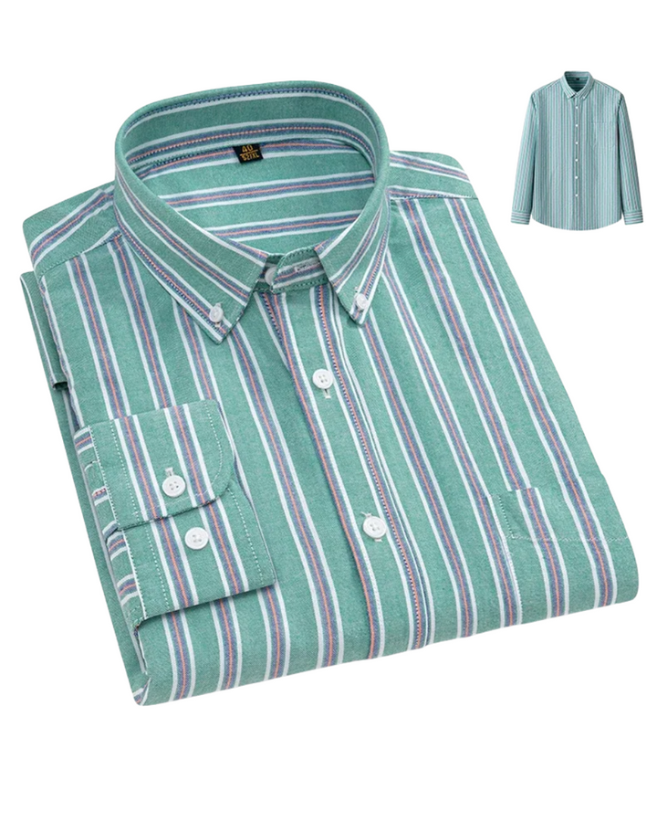 Vintém d'Ouro - Camisa Oxford de algodão