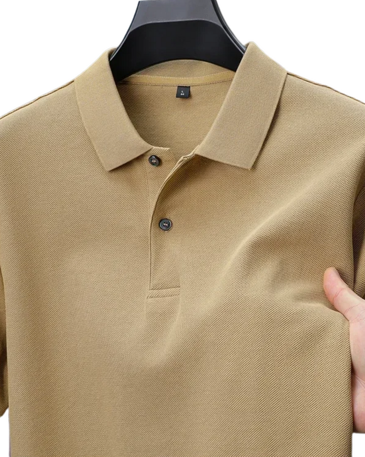 Vintém d'Ouro - Camisa pólo casual de algodão