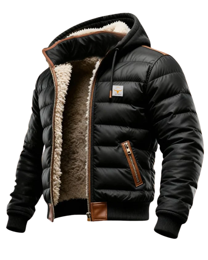 Vintém d'Ouro - Casaco elegante com forro polar