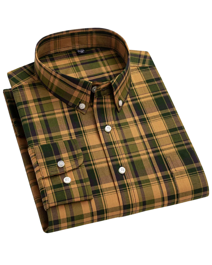 Vintém d'Ouro - Camisa xadrez clássica