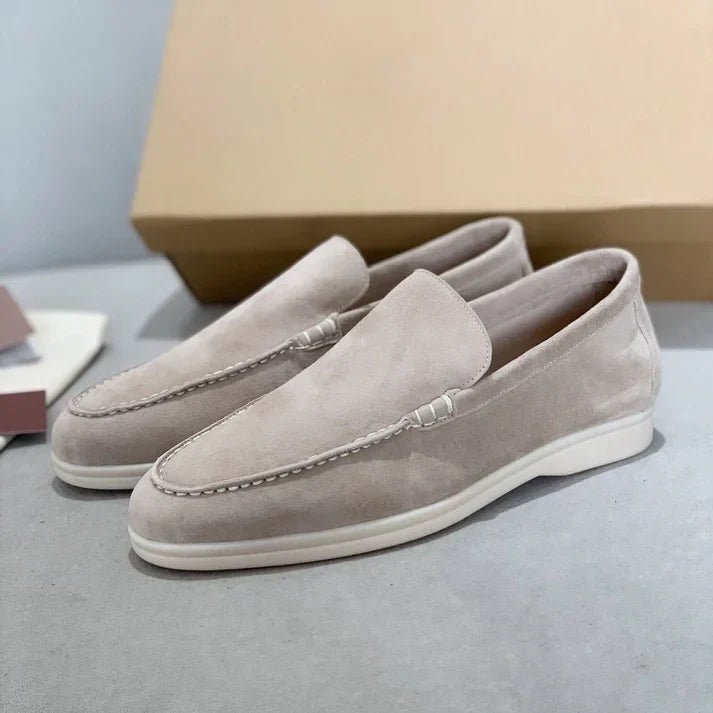 Vintém d'Ouro - Mocassins de camurça elegantes