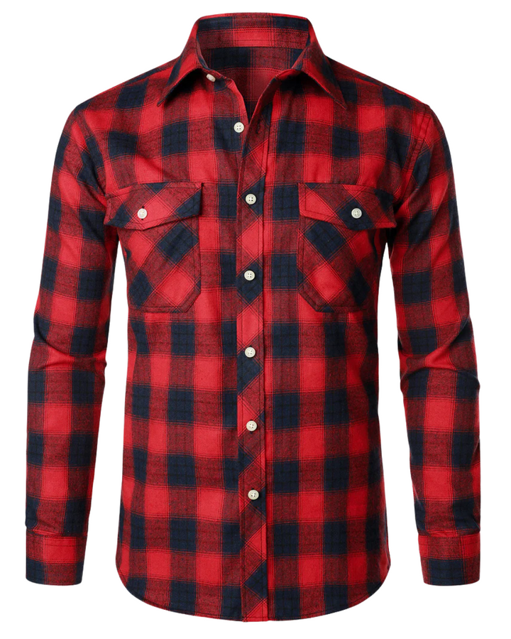 Vintém d'Ouro - Camisa xadrez elegante