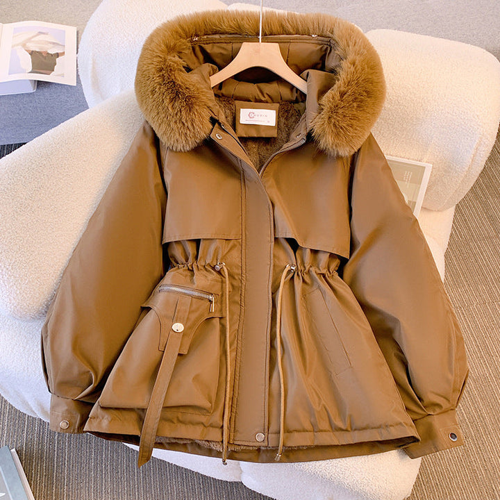 Vintém d'Ouro - Casaco de inverno elegante com pelo