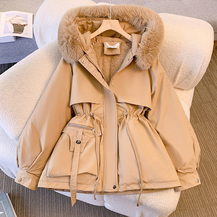 Vintém d'Ouro - Casaco de inverno elegante com pelo