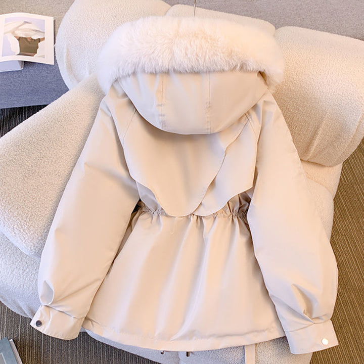 Vintém d'Ouro - Casaco de inverno elegante com pelo