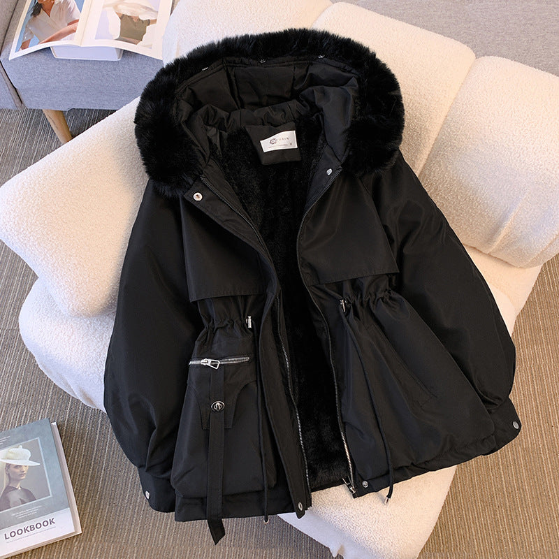 Vintém d'Ouro - Casaco de inverno elegante com pelo