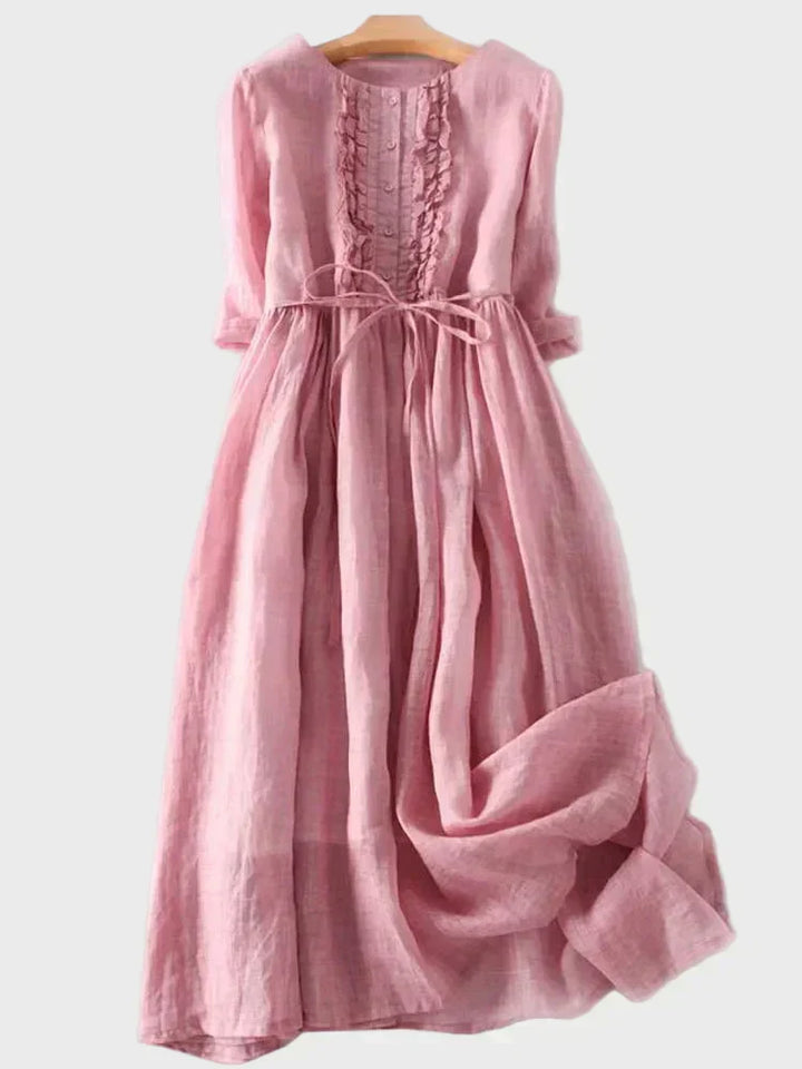 Vintém d'Ouro - Vestido Longo Minimalista
