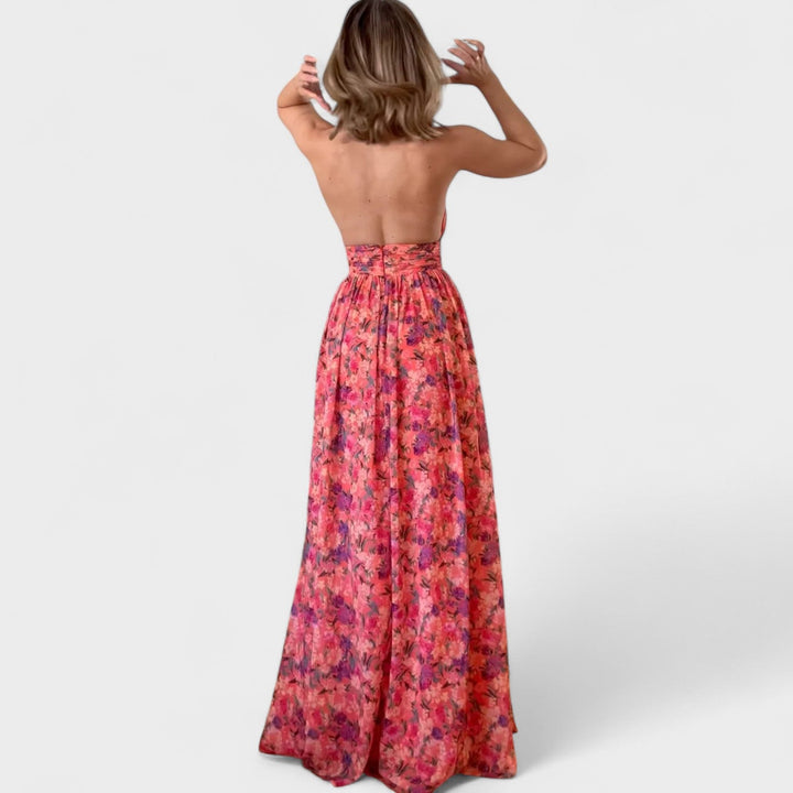 Vintém d'Ouro - Vestido longo com halteres