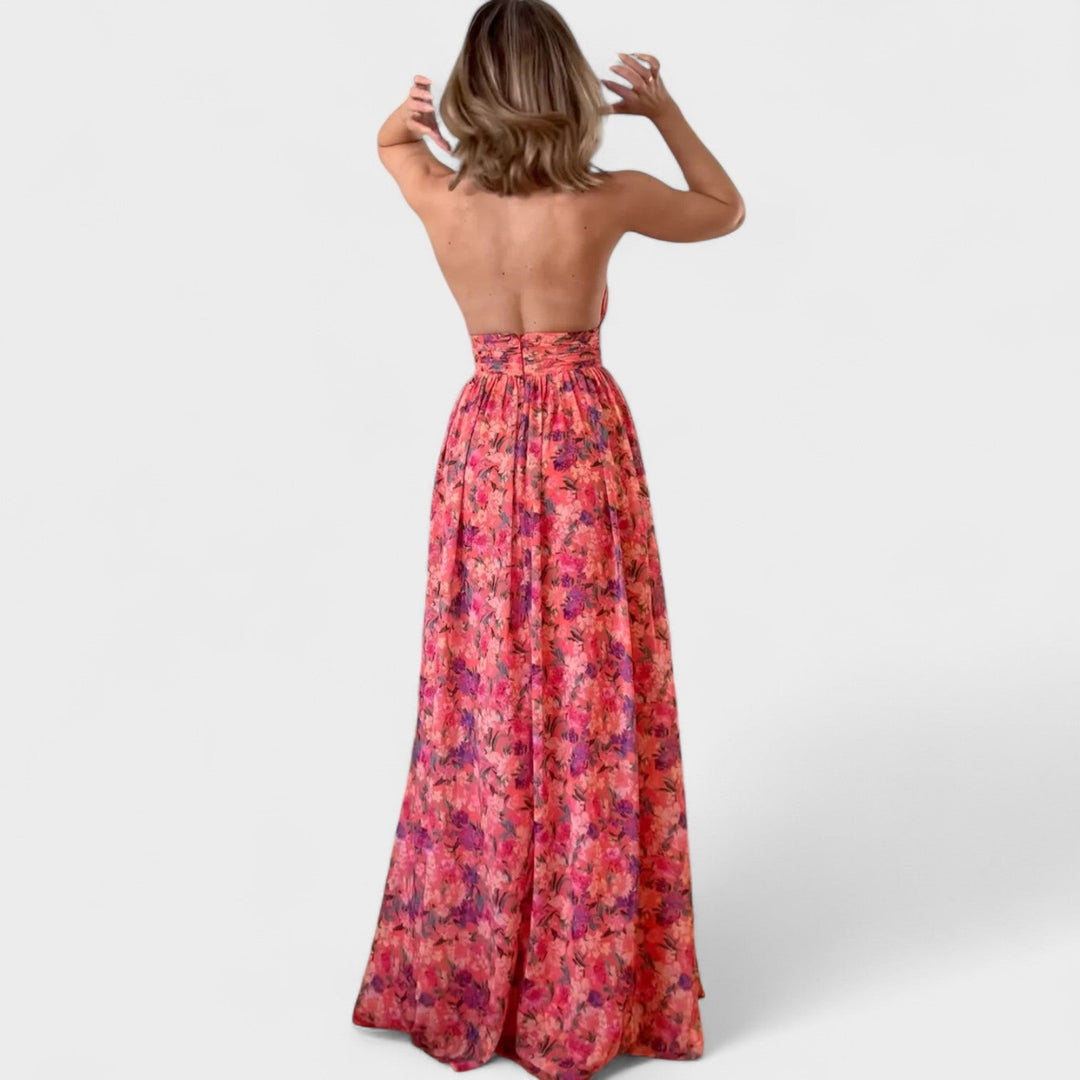 Vintém d'Ouro - Vestido longo com halteres