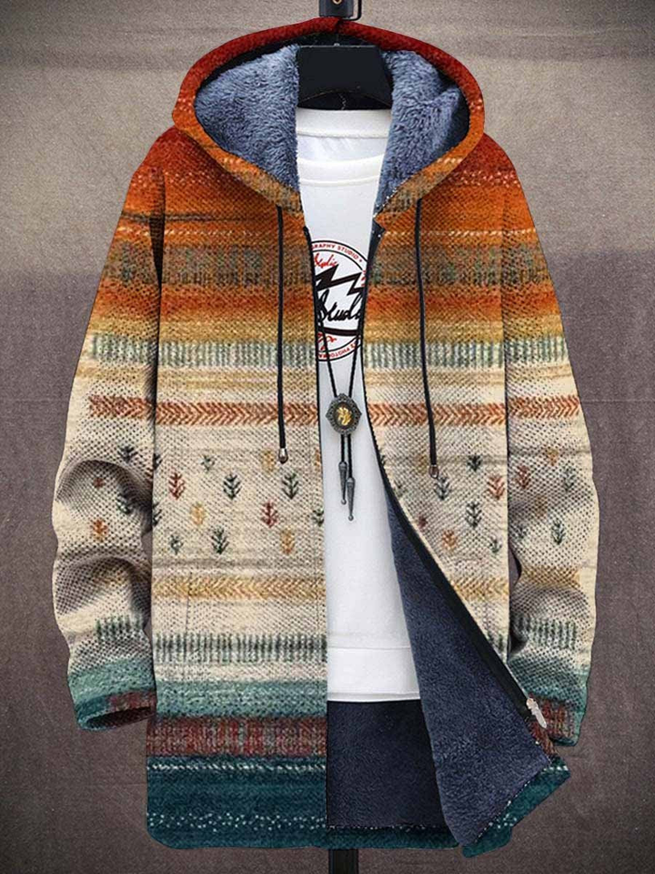 Vintém d'Ouro - Cardigan luxuoso com inspiração artística