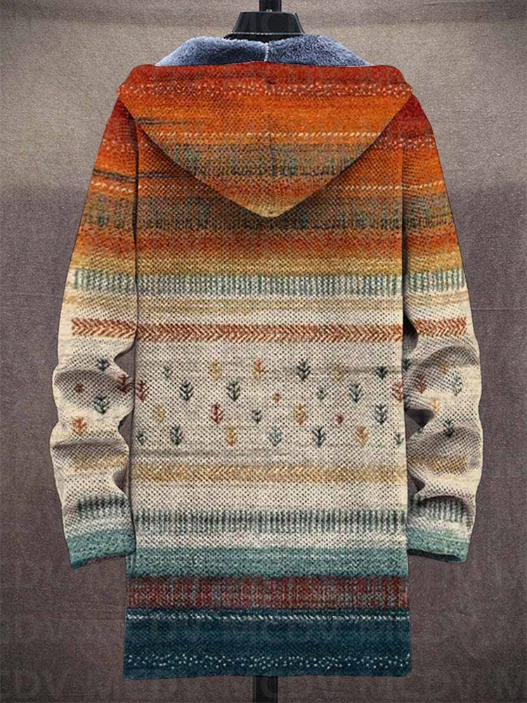 Vintém d'Ouro - Cardigan luxuoso com inspiração artística